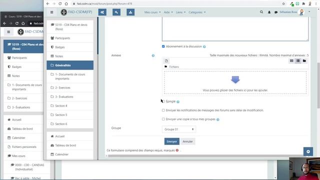 Moodle Créer un FORUM de type "Question-reponse" смотреть онлайн