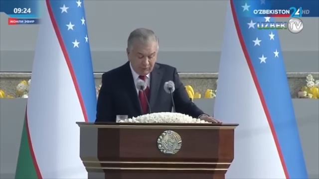 Шавкат Мирзиёев "Янги Ўзбекистон" боғида халқимизни Наврўз байрами билан табриклади смотреть онлайн
