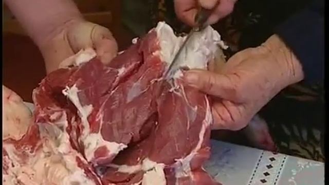 Вяление бараньей тушки целиком. Старинный черкесский способ. смотреть онлайн