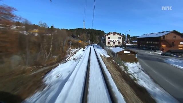 Поезд Myrdal - Svenkerud Норвегия. Прекрасное видео и музыка! смотреть онлайн