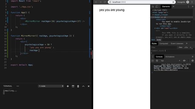 React Training - Beginner - Conditional rendering #5 смотреть онлайн