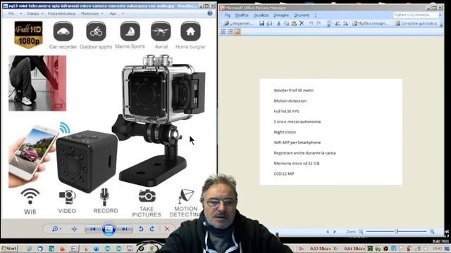 Recezione Videocamera Ful HD Full Spektrum SQ23 (GRP) смотреть онлайн