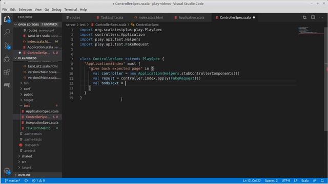 Testing Task List Version 1 Part 3 (Play using Scala) смотреть онлайн