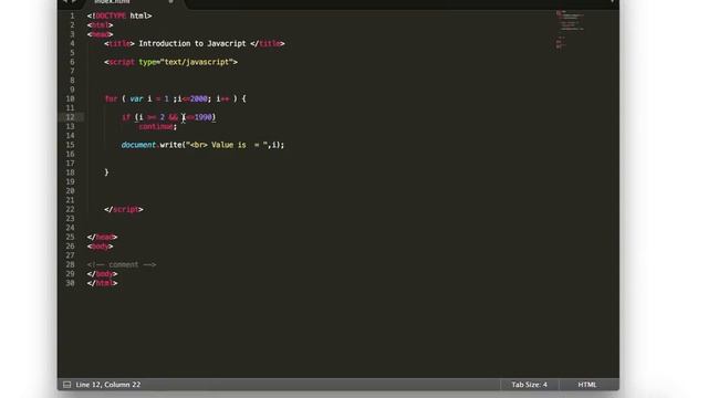 Break and Continue part 2 - JavaScript in [Balochi] Part 16 смотреть онлайн