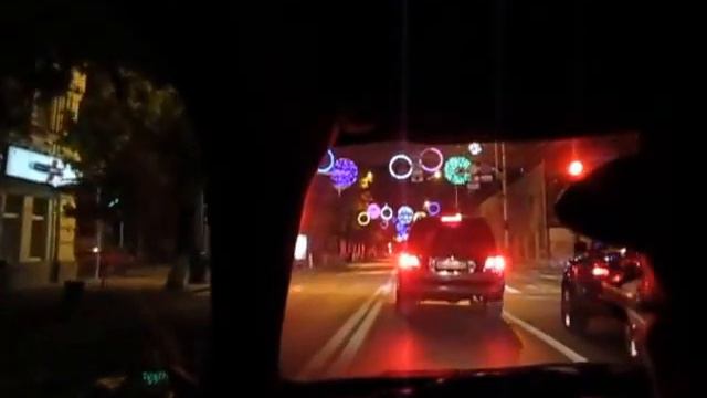 Краснодар ночной. Красота на ул. Красная смотреть онлайн