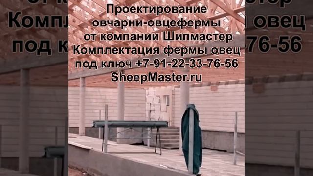 Овчарня: проектирование, проекты ферм для овец баранов коз МРС 8-91-22-33-76-56 смотреть онлайн