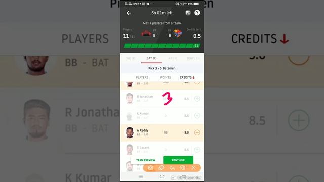BT VS BB DREAM11 TEAM/BB VS BT DREAM11/KPL TEAM PREVIEW смотреть онлайн
