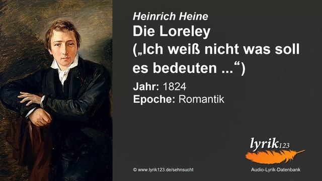 Лорелея Г. Гейне (на немецком языке) смотреть онлайн