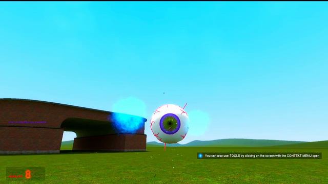 Fighting the Eye of Cthulhu from Terraria in Garry's Mod смотреть онлайн