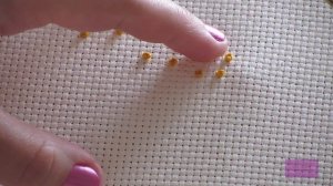 Вышивка французский узелок для начинающих_Часть 2