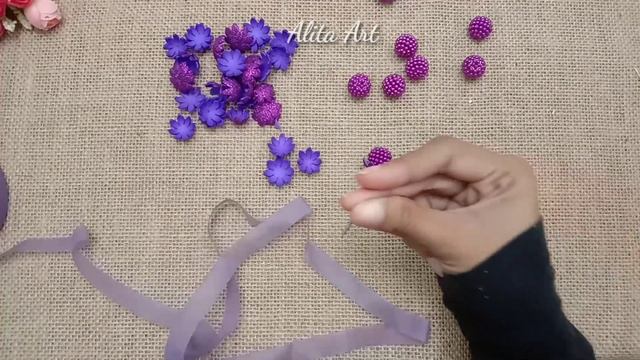 Easy to make Flower from Pearl and Foamiran || Desain Bunga dari Mutiara dan Foamiran смотреть онлайн