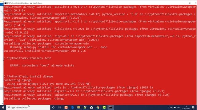 Part 1 || Django-Download and Install for Beginners смотреть онлайн