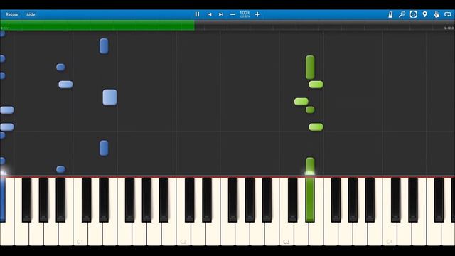 Undertale - Spooktune (Improved) [Synthesia Tutorial] смотреть онлайн