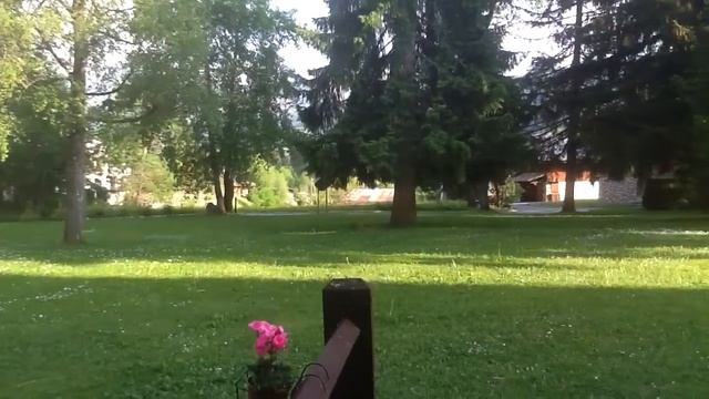 Petite vue du seuil de l'appartement où nous séjournons tous les ans en juin. смотреть онлайн