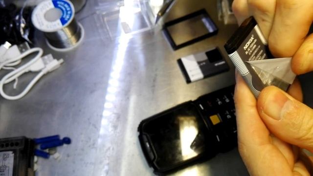 ремонт и апгрейд литиевой батареи телефона LandRover