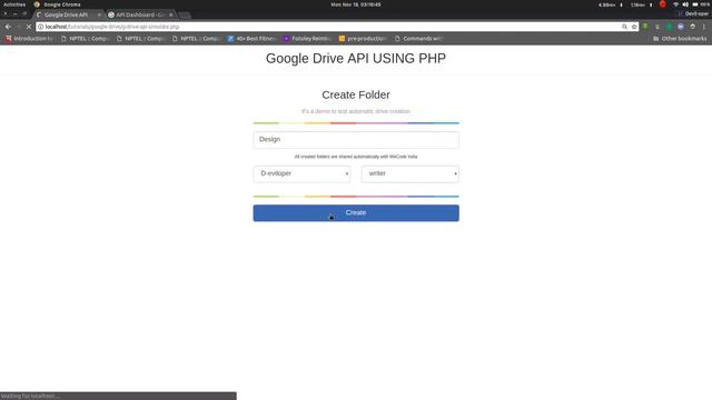 How to create Folder in Google Drive Using Google Drive API | PHP | Introduction смотреть онлайн