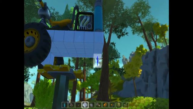 как сделать машину в Scrap Mechanic1 смотреть онлайн