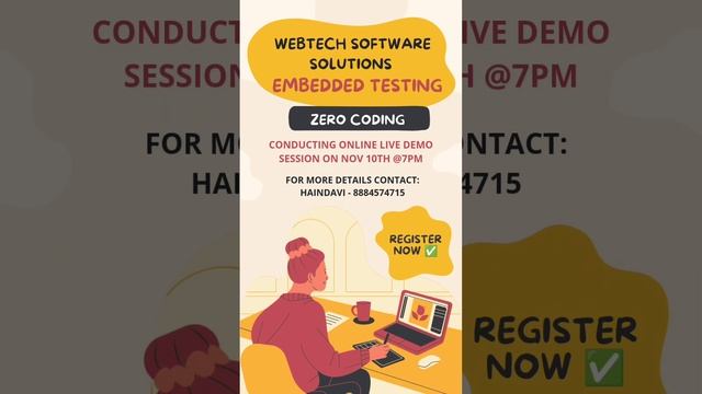 Conducting Online Live Demo Session on Embedded Testing, ?8884574715(More Details Read Description? смотреть онлайн