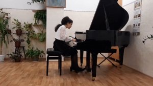 Маргарян Асмик   Д. Чимароза Соната Ля мажор, 1 часть