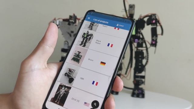 ScanBot Application Flutter Robot смотреть онлайн