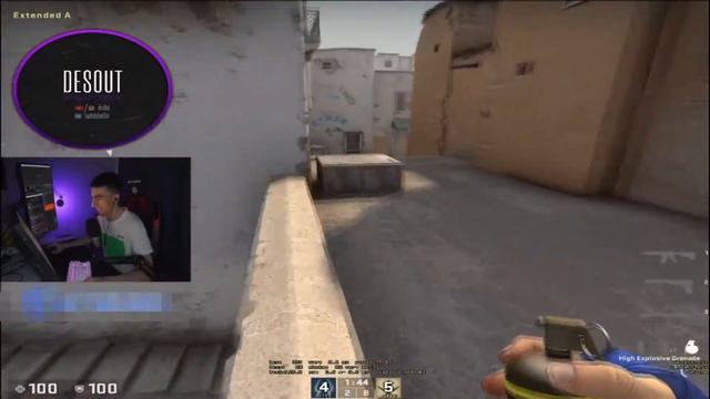 Des0ut, Генсуха и Paradeev1ch играют FACEIT