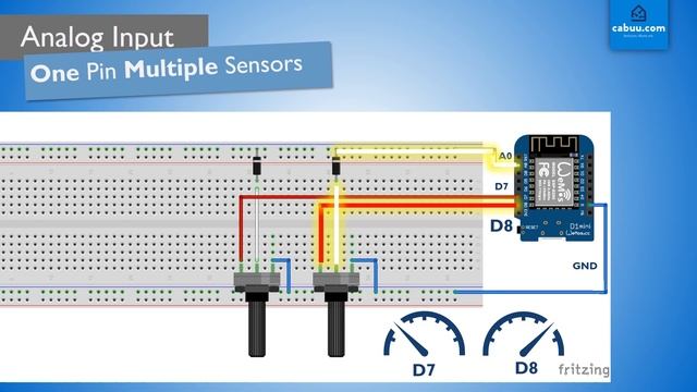 How to read multiple sensors using only one Analog input pin смотреть онлайн