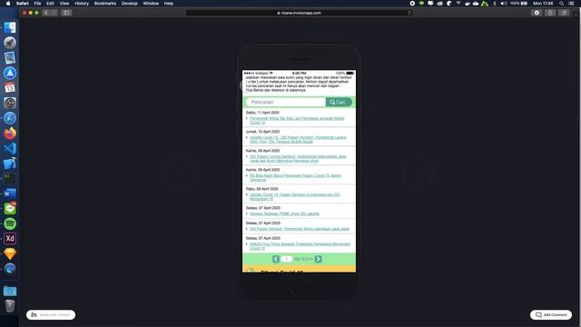 Kemkes.go.id UI Design (Prototype) with InVision App смотреть онлайн