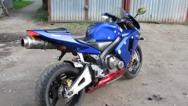 Honda CBR 600 RR звук с прямотоком два брата смотреть онлайн