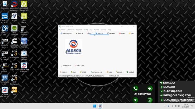 ?? ALLISON TCM REFLASH 6.3 | PRESENTATION | ACTIVATION ??