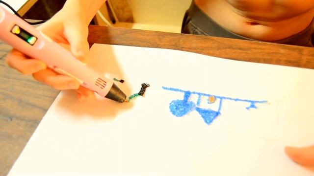 3D-рисунок: пейзаж в синих тонах - 2 смотреть онлайн