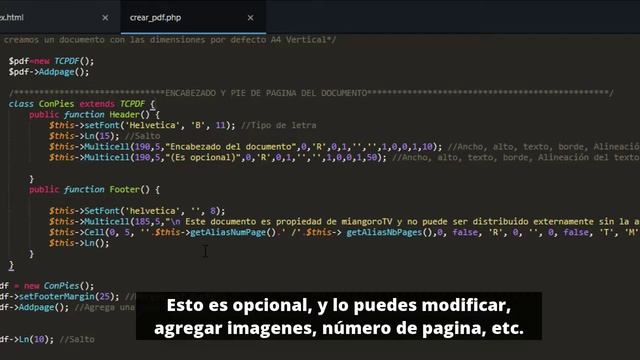 Generar un PDF con PHP смотреть онлайн