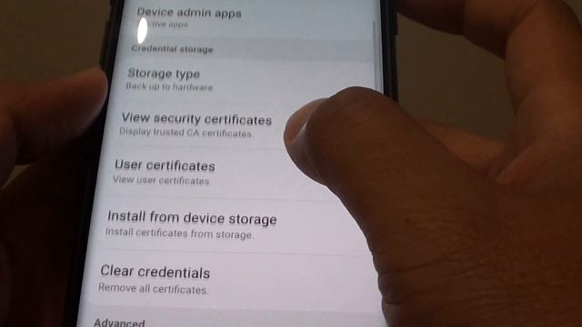 Samsung Galaxy S9: Clear Credentials in Security Settings смотреть онлайн