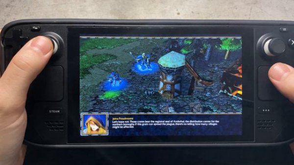 Steam Deck - Warcraft 3 Gameplay