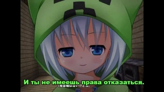 If Creeper were a girl [Minecraft] [Rus sub] смотреть онлайн