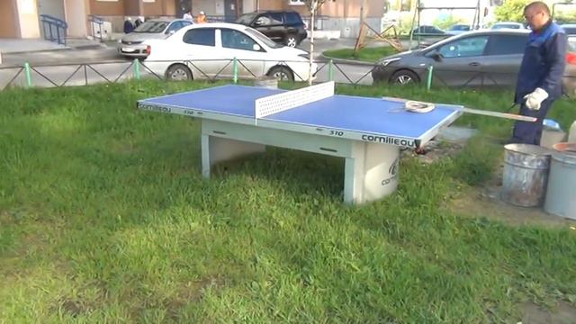Установка тенисного стола смотреть онлайн