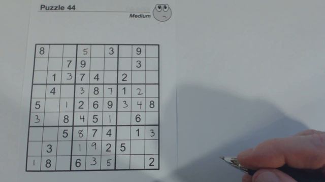 SudokuPrimer 40 - Solving a medium puzzle - see if you know why numbers go there смотреть онлайн