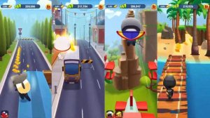 Talking Tom Gold Run Agent Tom Vs Super Angela Vs Deputy Hank Vs Super Ginger Gameplay