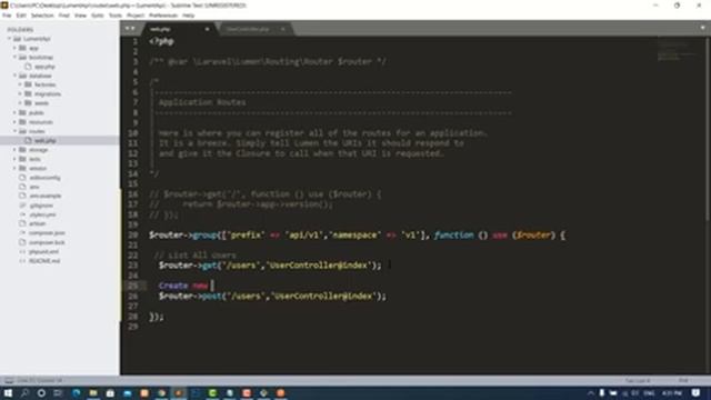 Laravel Lumen Restful API Full CRUD in Khmer смотреть онлайн