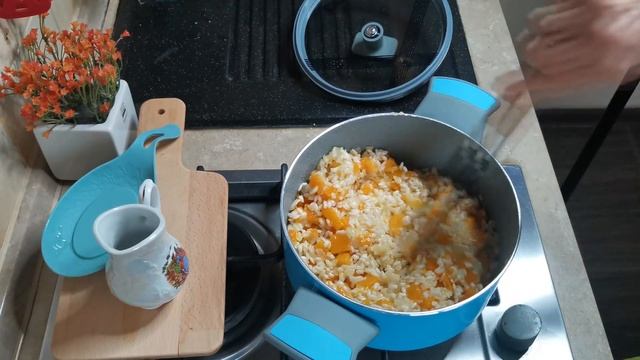 РИС И НЕ МНОГО ТЫКВЫ ВКУСНЕЕ ЧЕМ РИС С МЯСОМ //КРУТОЙ РЕЦЕПТ //ПОЧЕМУ Я РАНЬШЕ ТАК НЕ ГОТОВИЛА? смотреть онлайн