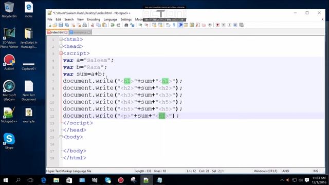 3 How To Use Html Tags In JavaScript In Hazaragi Language смотреть онлайн