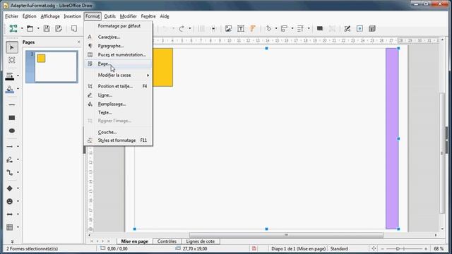 LibreOffice Draw - Flash Adapter les objets au format смотреть онлайн