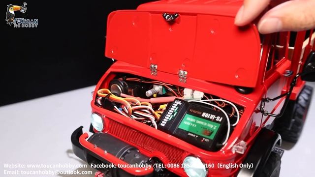 How to operate 4*4 Lesu Mini RC Off-Road Unimog Climbing truck RACE-UM406, see radio settings. смотреть онлайн