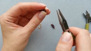 Мастер-класс. Серьги из крошки граната. Своими руками. Handmade. Earrings.