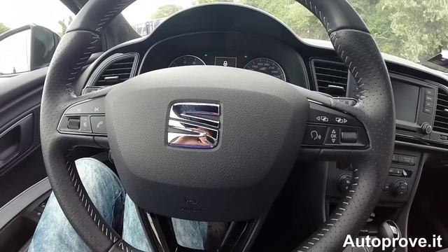 2015 Seat Leon Cupra 280Cv test drive full review смотреть онлайн