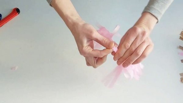 Гирлянда tassel, кисточки из бумаги тишью/Tissue paper tassels