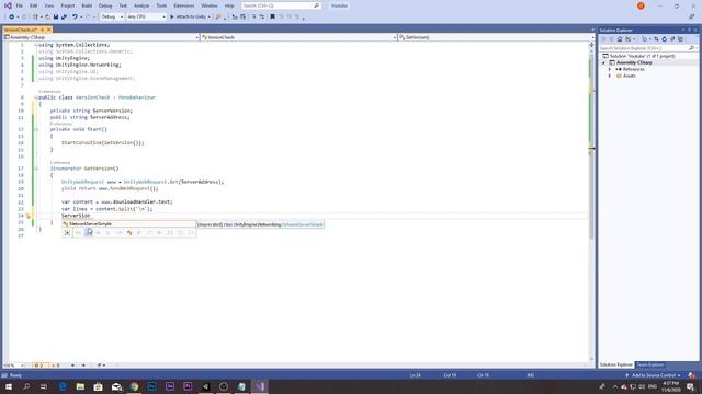 New Update Available Alert With No Servers Needed! Unity Tutorials смотреть онлайн