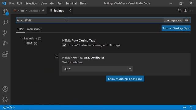 Disable HTML Auto Complete Feature in Visual Studio Code смотреть онлайн