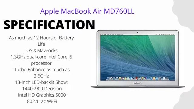 BEST Apple MacBook Air MD760LL/A