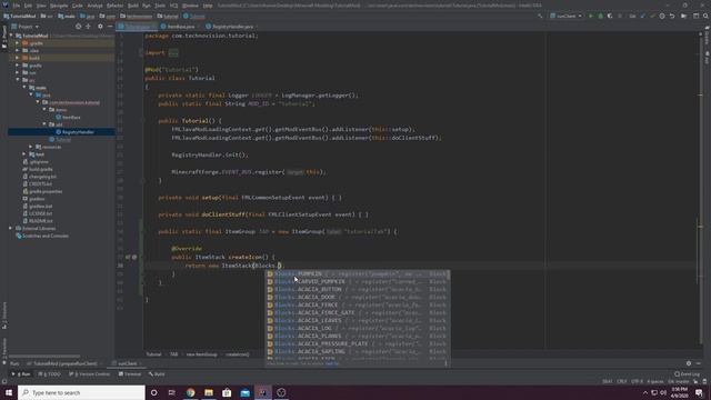 Minecraft 1.15.2: Forge Modding Tutorial - Custom Creative Tabs (#3) смотреть онлайн