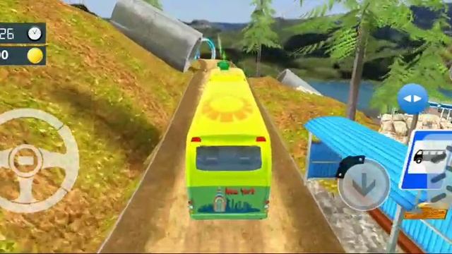Offroad Bus Driving And Parking Game Full HD Gameplay #Androidgame #Racinggame Hd смотреть онлайн